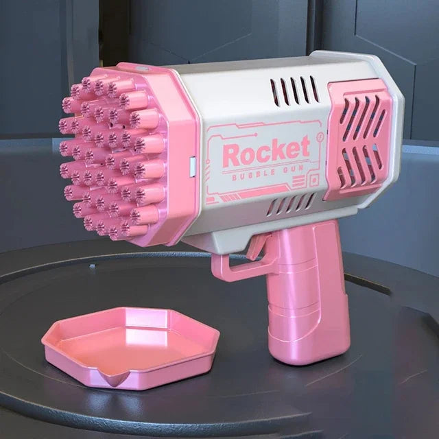 Electric Rocket Bubble Machine