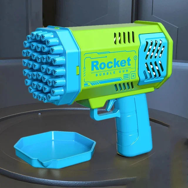 Electric Rocket Bubble Machine